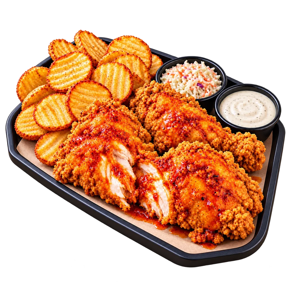 Spicy injected fried chicken